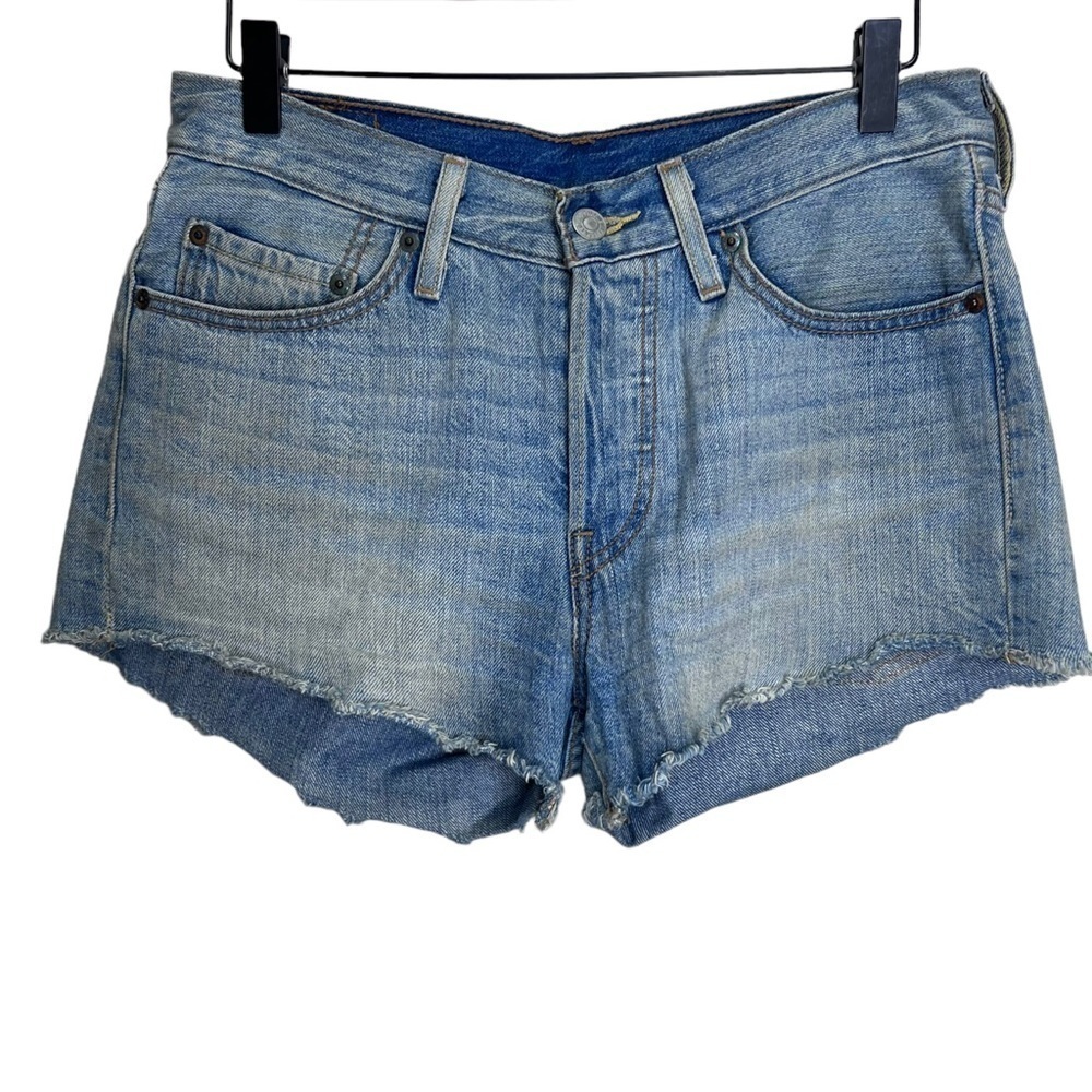 Levi's 501 Denim Cut off Shorts Button Fly Size 26